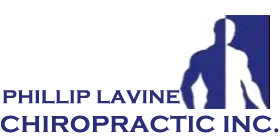 Phillip Lavine Chiropractic Inc. logo that is purple.